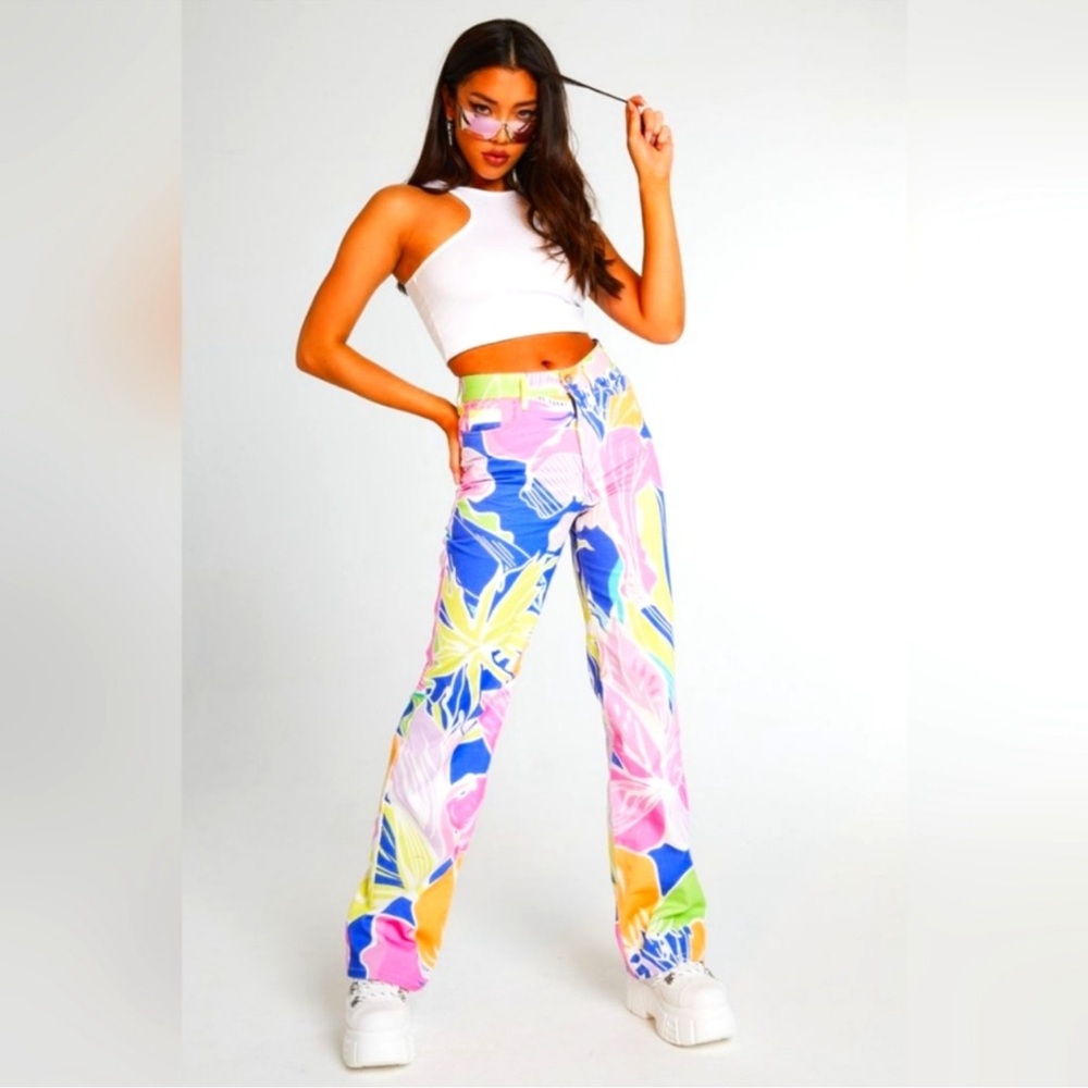 Jaded London Floral Jeans